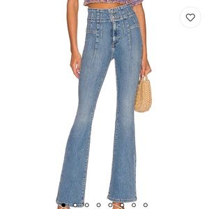 Free People Jayde Flare in Sunburst Blue